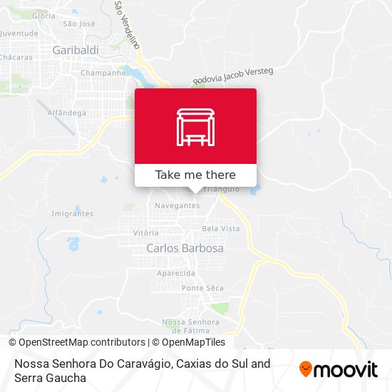 Nossa Senhora Do Caravágio map