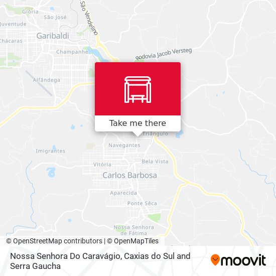 Nossa Senhora Do Caravágio map