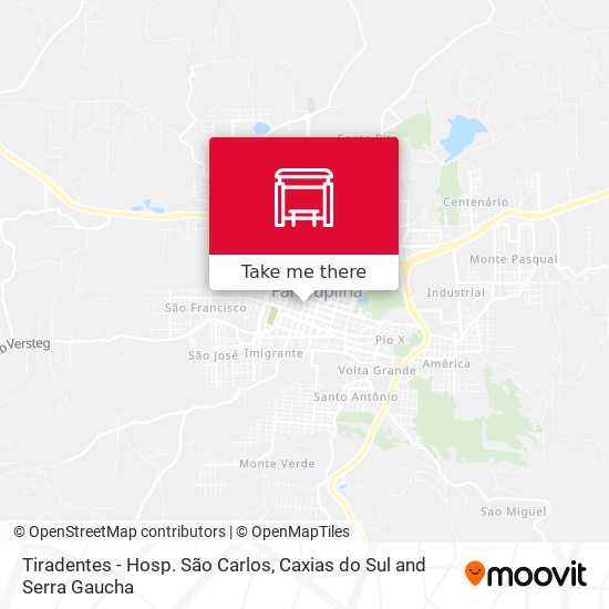 Tiradentes - Hosp. São Carlos map
