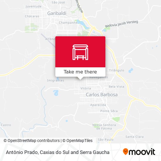 Antônio Prado map