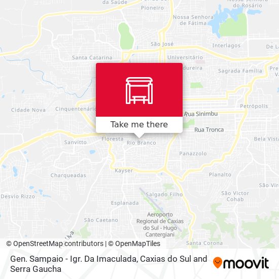 Gen. Sampaio - Igr. Da Imaculada map