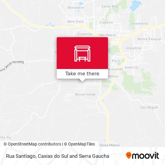 Rua Santiago map