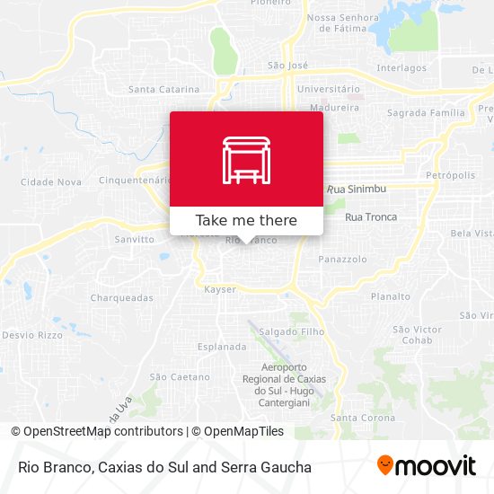 Rio Branco map