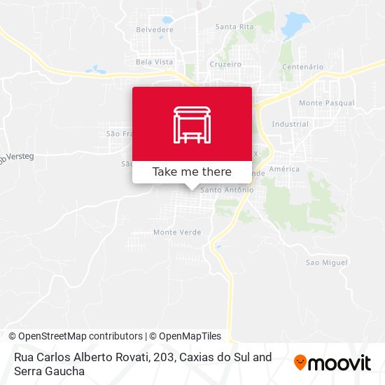 Rua Carlos Alberto Rovati, 203 map