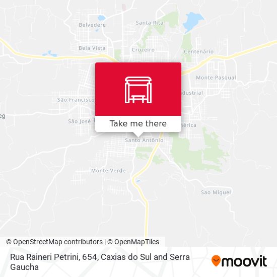 Rua Raineri Petrini, 654 map