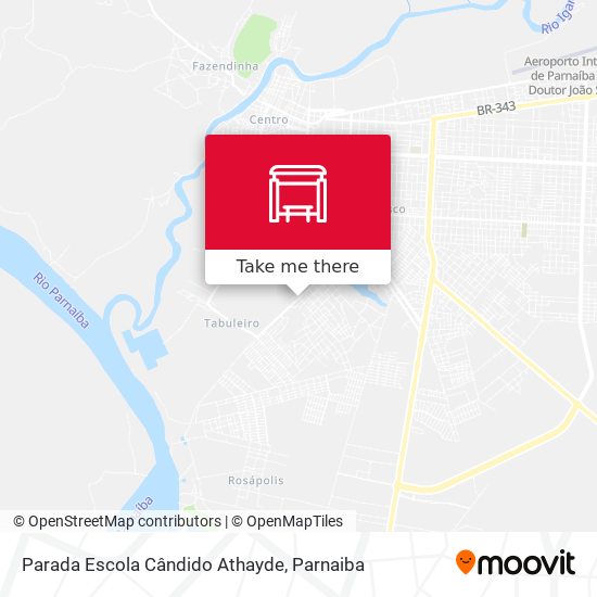 Mapa Parada Escola Cândido Athayde