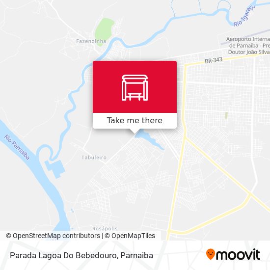 Parada Lagoa Do Bebedouro map