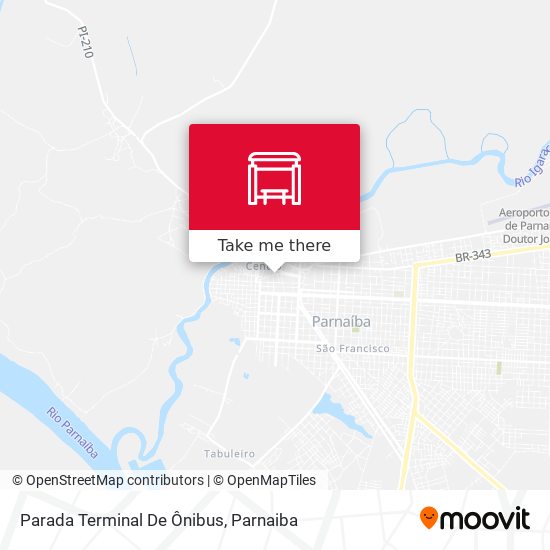 Mapa Parada Terminal De Ônibus