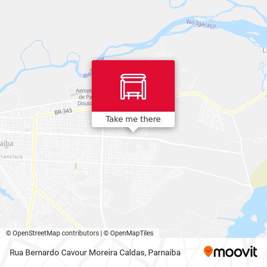 Rua Bernardo Cavour Moreira Caldas map