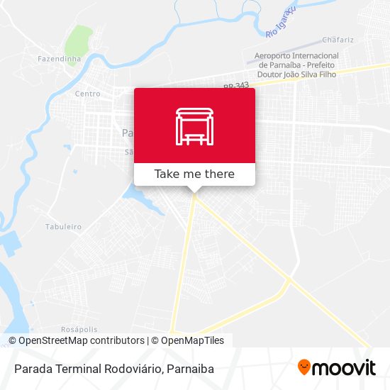 Mapa Parada Terminal Rodoviário