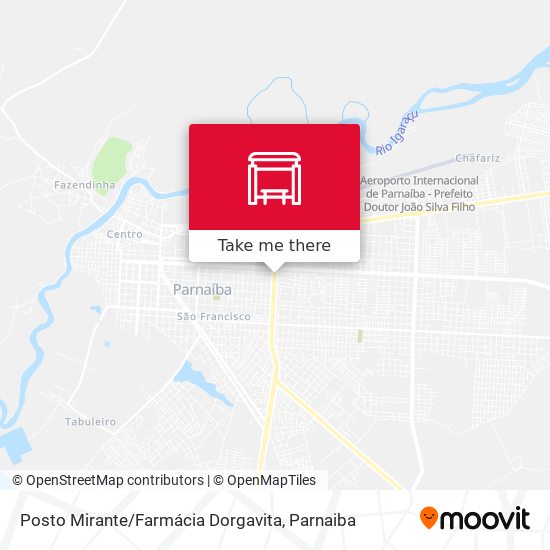 Mapa Posto Mirante / Farmácia Dorgavita