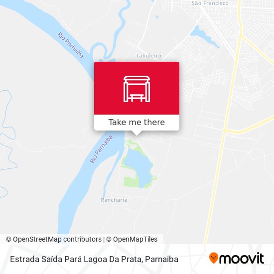 Estrada Saída Pará Lagoa Da Prata map
