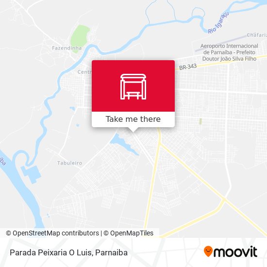 Mapa Parada Peixaria O Luis