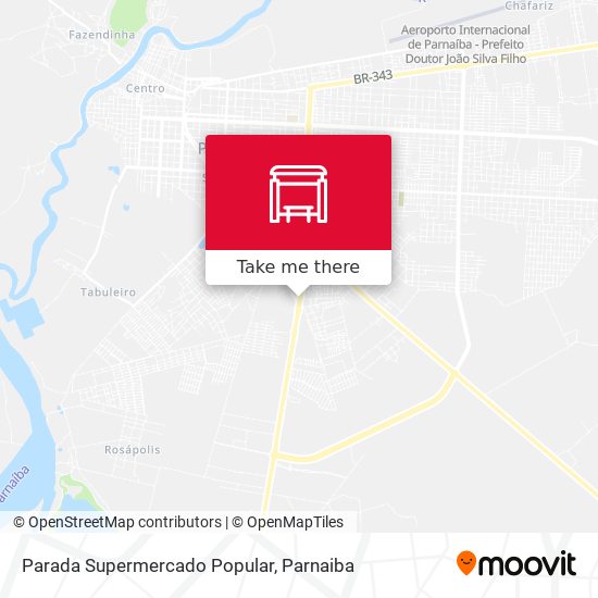 Parada Supermercado Popular map