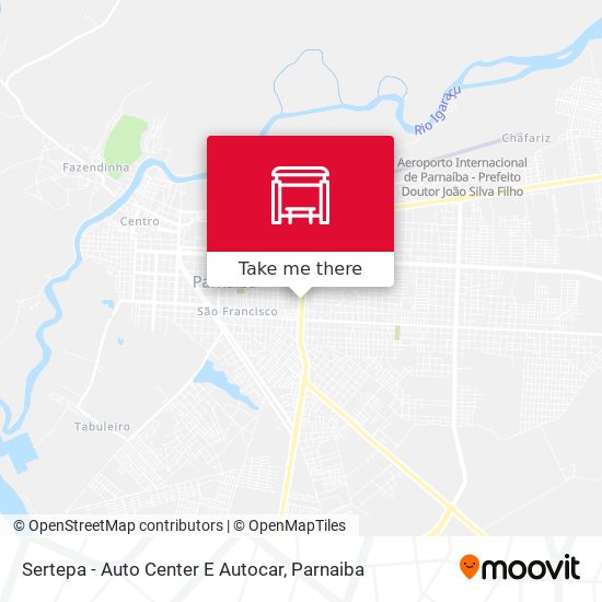 Mapa Sertepa - Auto Center E Autocar