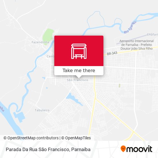 Mapa Parada Da Rua São Francisco