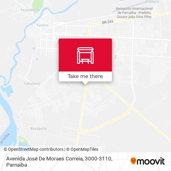 Mapa Avenida José De Moraes Correia, 3000-3110