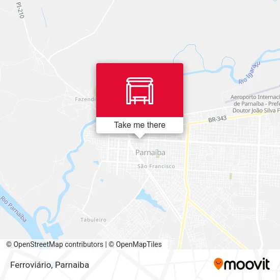 Ferroviário map