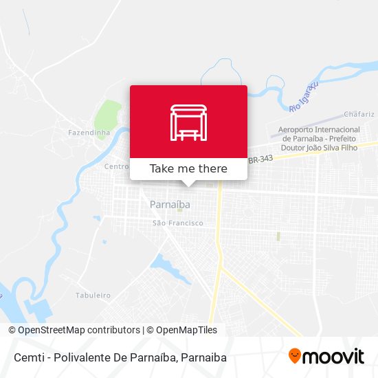 Cemti - Polivalente De Parnaíba map