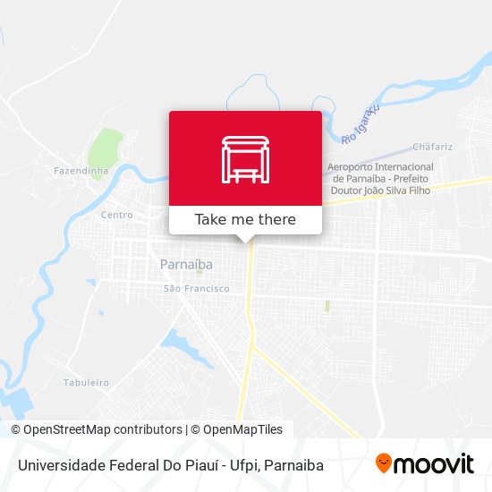 Mapa Universidade Federal Do Piauí - Ufpi