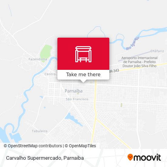 Mapa Carvalho Supermercado
