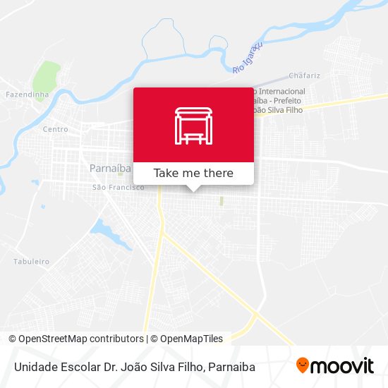 Mapa Unidade Escolar Dr. João Silva Filho