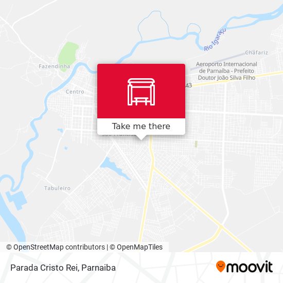 Mapa Parada Cristo Rei