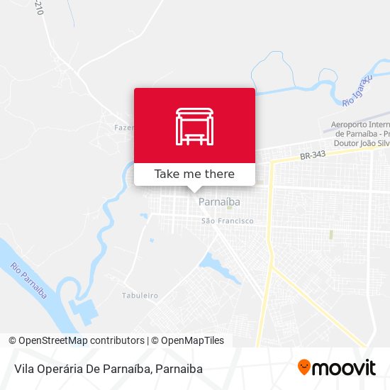 Vila Operária De Parnaíba map