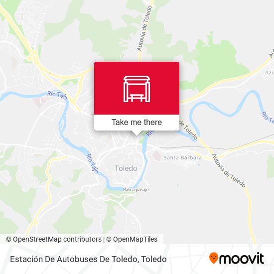 Toledo (Estación De Autobuses) map