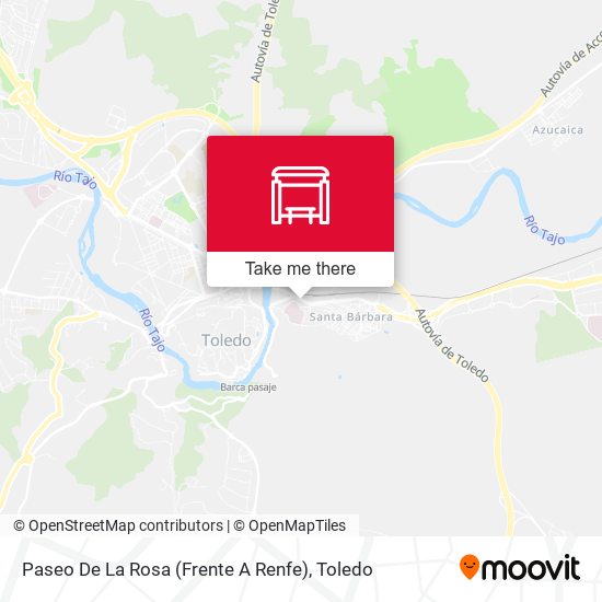 mapa Paseo De La Rosa (Frente A Renfe)