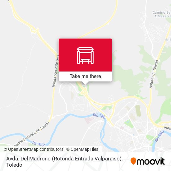 Avda. Del Madroño (Rotonda Entrada Valparaíso) map