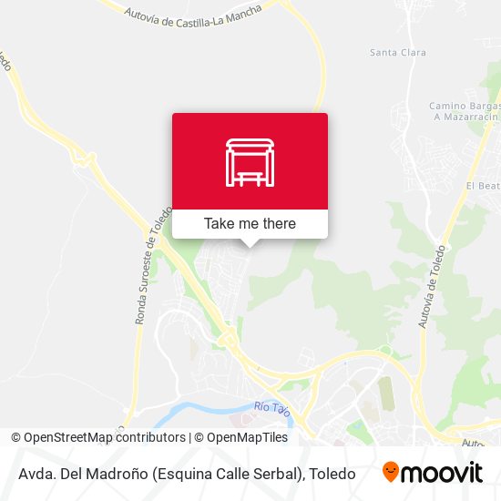 mapa Avda. Del Madroño (Esquina Calle Serbal)