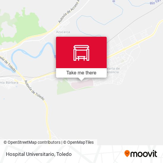 Hospital Universitario map