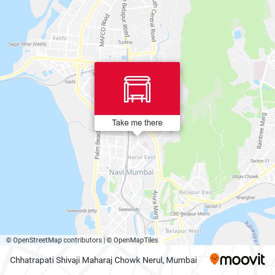 Chhatrapati Shivaji Maharaj Chowk Nerul map