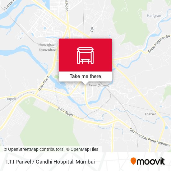 I.T.I Panvel / Gandhi Hospital map