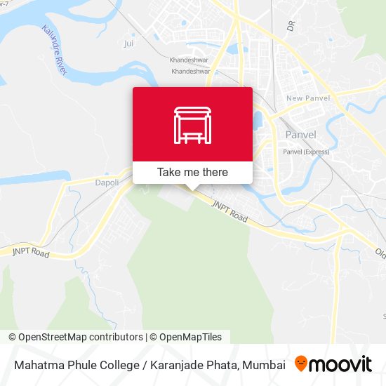 Mahatma Phule College / Karanjade Phata map