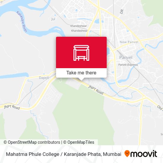 Mahatma Phule College / Karanjade Phata map