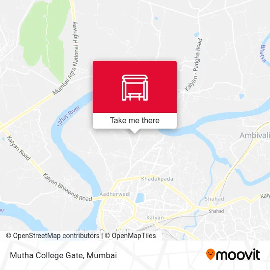 Mutha College Gate map