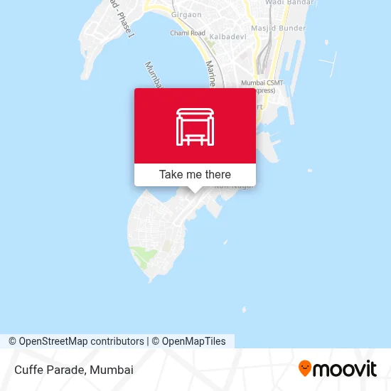 Cuffe Parade map