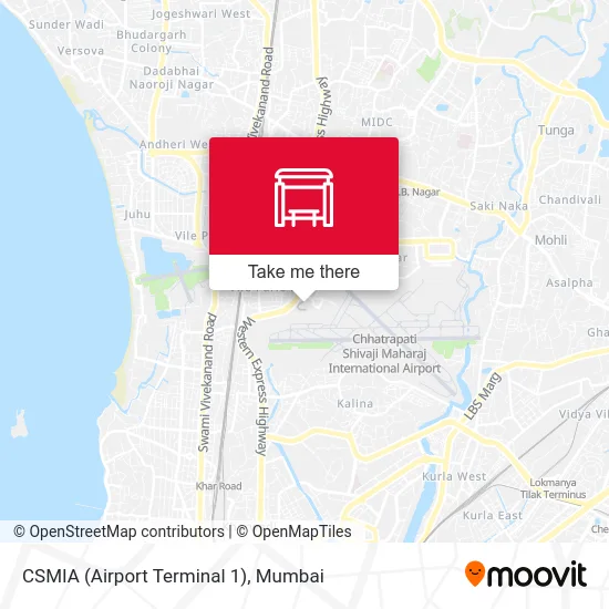CSMIA (Airport Terminal 1) map