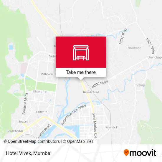 Hotel Vivek map