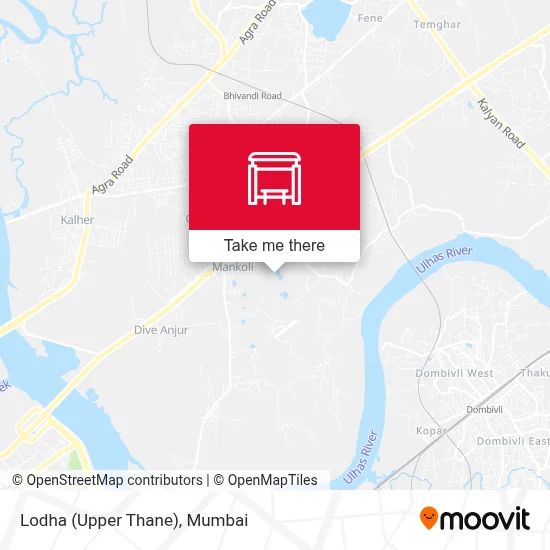 Lodha (Upper Thane) map