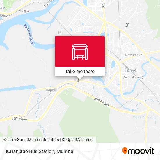 Karanjade Bus Station map