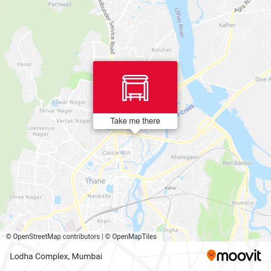 Lodha Complex map