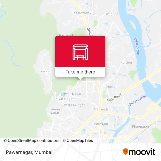 Pawarnagar map