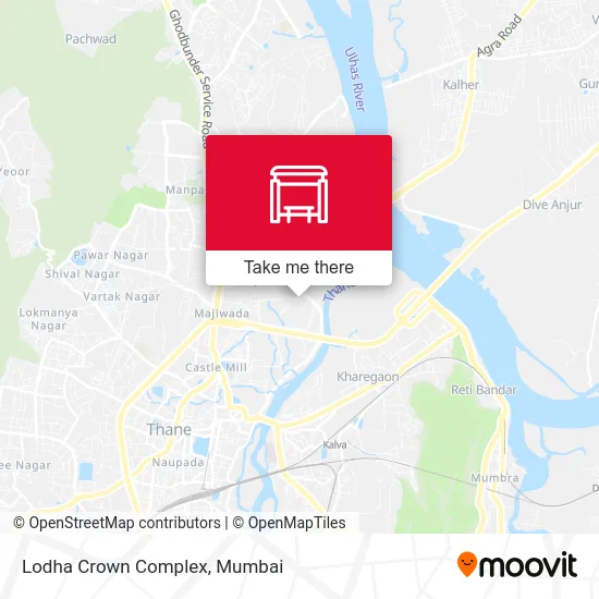 Lodha Crown Complex map