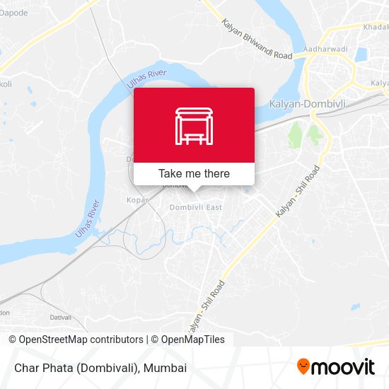 Char Phata (Dombivali) map