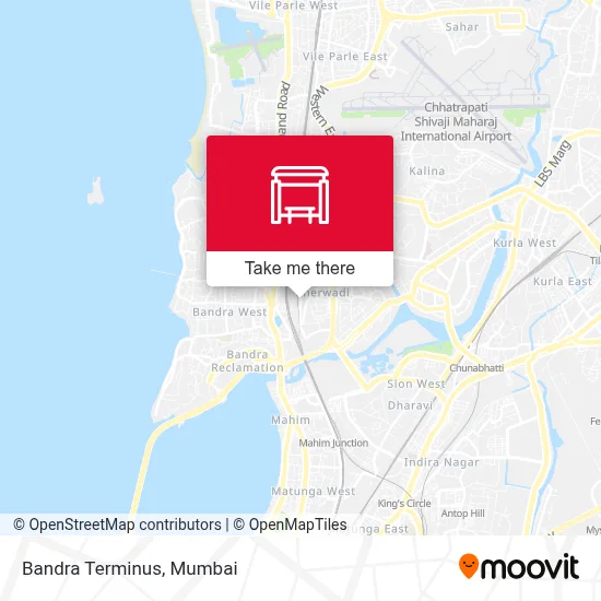 Bandra Terminus map