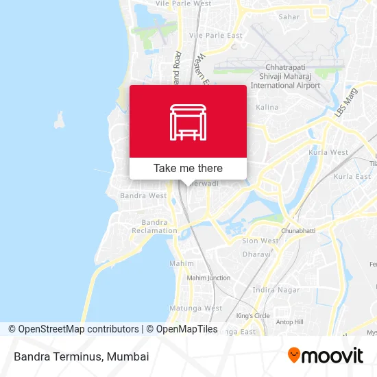 Bandra Terminus map