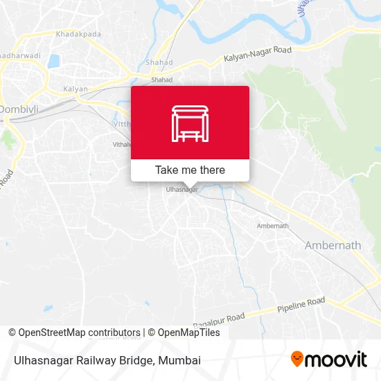 Ulhasnagar Railway Bridge map